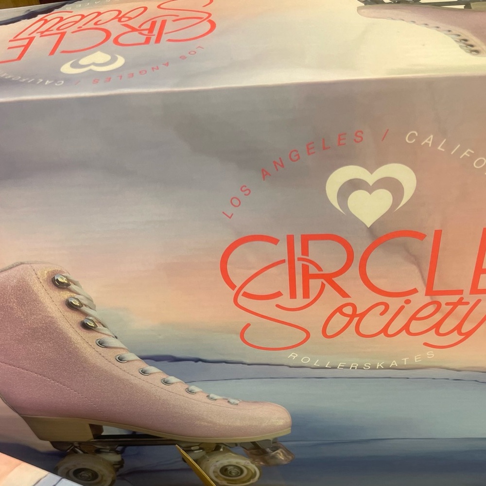Circle Society Pink Roller Skates